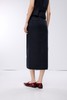 朗姿	梭织半裙深藏青色LAJK04WSK115A61 商品缩略图0