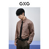 GXG男装 棕色极简易打理衬衫 2024年春季热卖GFX10301021 商品缩略图3