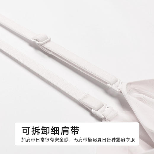都市丽人特殊面料短抹胸冰丝基础简约抹胸LVH1A3 商品图6