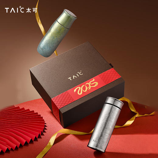 TAIC太可纯钛保温杯礼盒套装送礼物送爱人送长辈送领导 商品图4