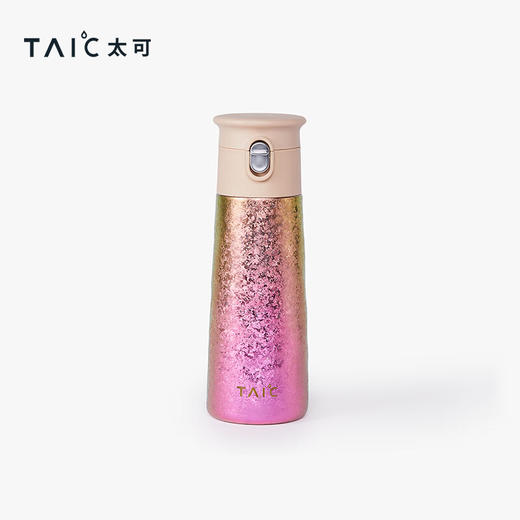 TAIC纯钛保温杯一键弹盖轻量保冷随行水杯小巧便携礼物送礼 商品图2