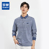 【桑蚕丝混纺】罗蒙春秋男士绣花胸标海魂衫polo衫男长袖男士polo衫长袖 商品缩略图0