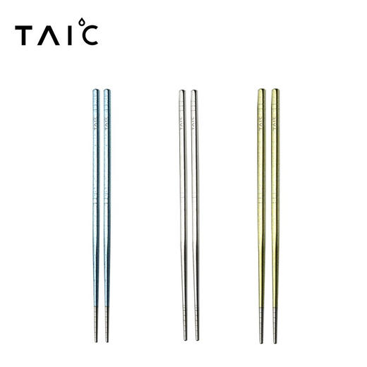TAIC太可钛度纯钛筷子便携轻质防烫防滑天然抑菌抗菌金属筷不发霉 商品图2