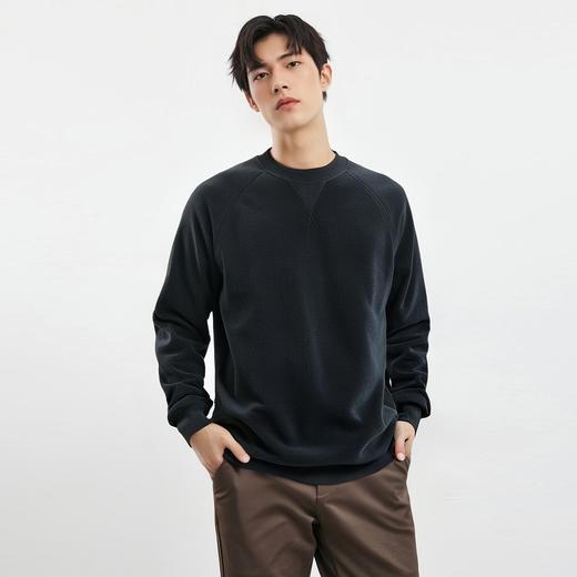 【双面摇粒绒】罗蒙秋冬男士加绒加厚保暖卫衣男休闲百搭舒适通勤男上衣 商品图2