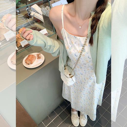 <曾小咸推荐> 吊带碎花连衣裙 商品图0