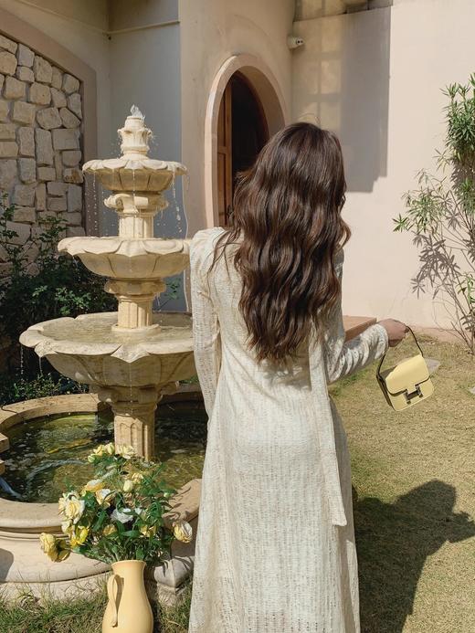 张心子【花期如梦】V领收腰仙气连衣裙 U2501033 商品图4