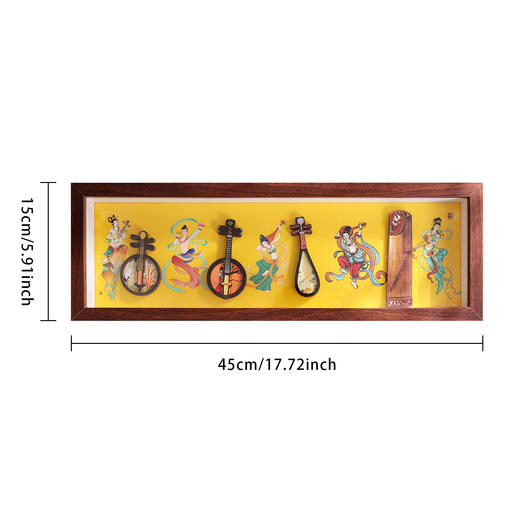 【甘肃敦煌乐器冰箱贴】个性创意礼品国潮磁性工艺品新款AR冰箱贴 商品图4