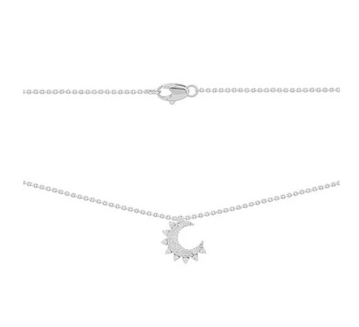 【礼盒礼袋】APM Monaco 小月亮项链精致锁骨链 商品图2