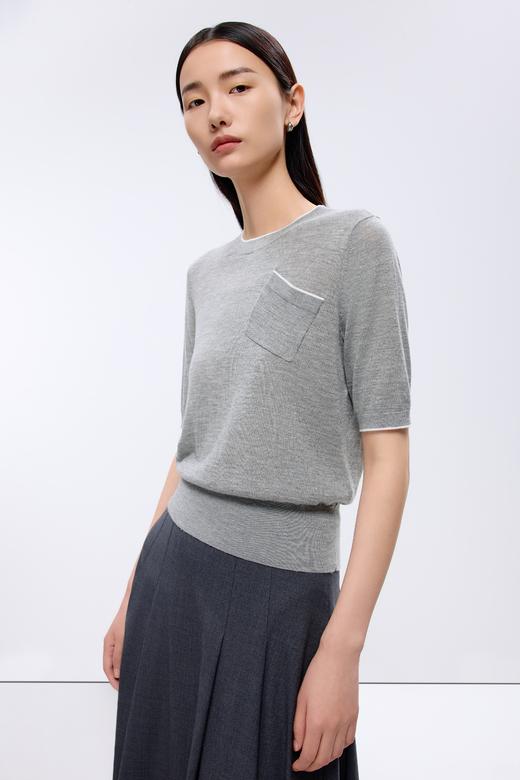 朗姿	针织套头衫银色LRJK00KPR207S01 商品图4