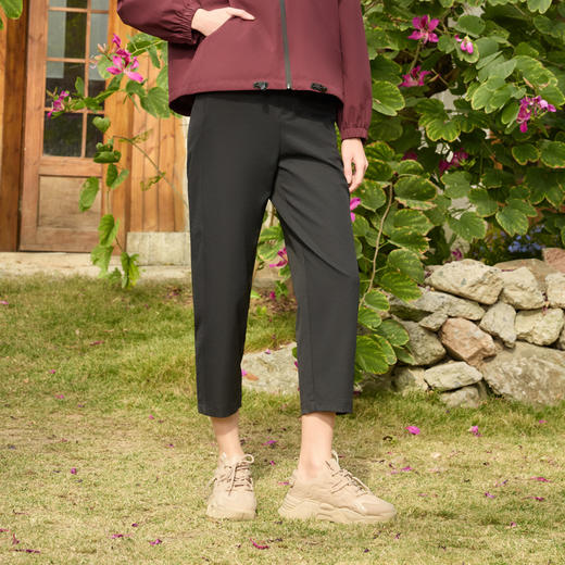 半身缘女裤 春季简洁清爽修饰腰线显高显瘦休闲裤251202U30302737 商品图1