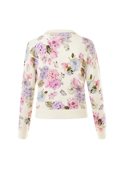 朗姿针织开衫米白色LCJK00KCD409W31 商品图5