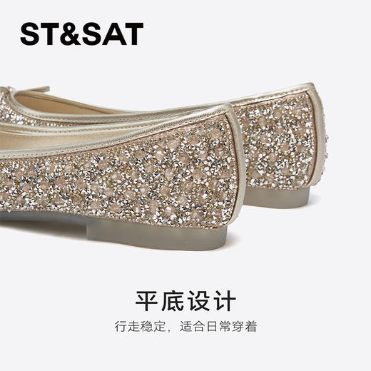 【甜美芭蕾】星期六闪亮蝴蝶结平底单鞋SSD1111059 商品图14