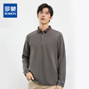 【含桑蚕丝】罗蒙春秋男装商务polo衫男士长袖时尚舒适翻领百搭长袖t恤男 商品缩略图0