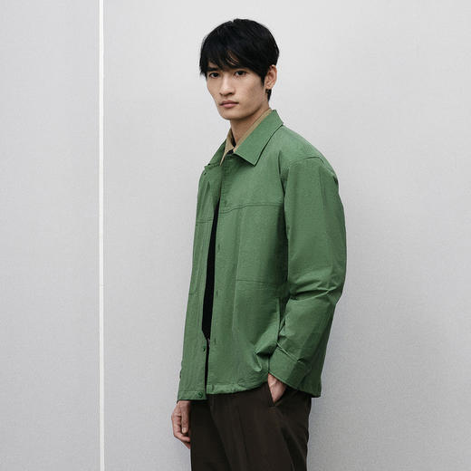 GXG男装 绿色时尚翻领夹克 春季热卖GFX12101701 商品图2