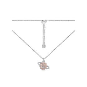 【礼盒礼袋】APM Monaco 粉色星球项链精致锁骨链