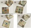 九宫格花砖浮雕描金杯垫（方形） 商品缩略图0