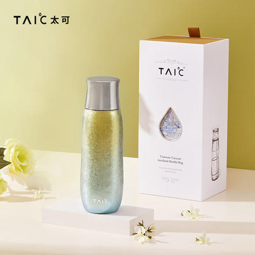 TAIC太可纯钛保温杯焖茶杯钛杯高档茶水分离水杯带杯套礼物送礼 商品图3