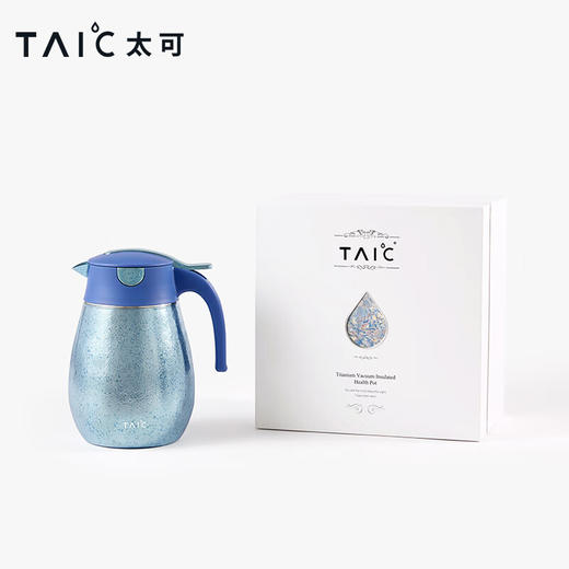 TAIC太可纯钛双层保温焖茶壶大容量家用户外办公室水暖壶送礼 商品图2