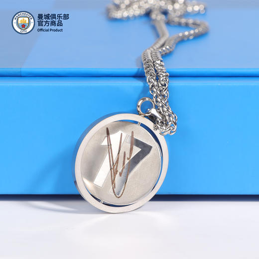 【官方正版】曼城俱乐部 | 旋转项链球员印签吊坠足球迷礼物 商品图3