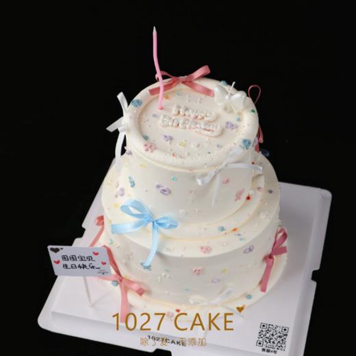 1027CAKE |  简约 少女心 丝带蝴蝶结 商品图3