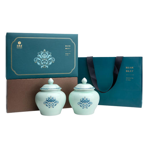 【新茶上市】艺福堂杭韵西湖龙井茶2025新茶青花雅韵礼盒150g/盒EFU10+ 商品图0