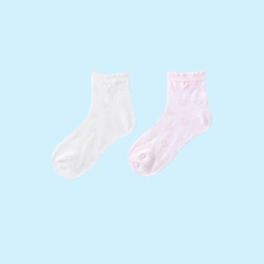 女童短袜两双装春季新款安奈儿童装实体店同款JG517584 商品图5