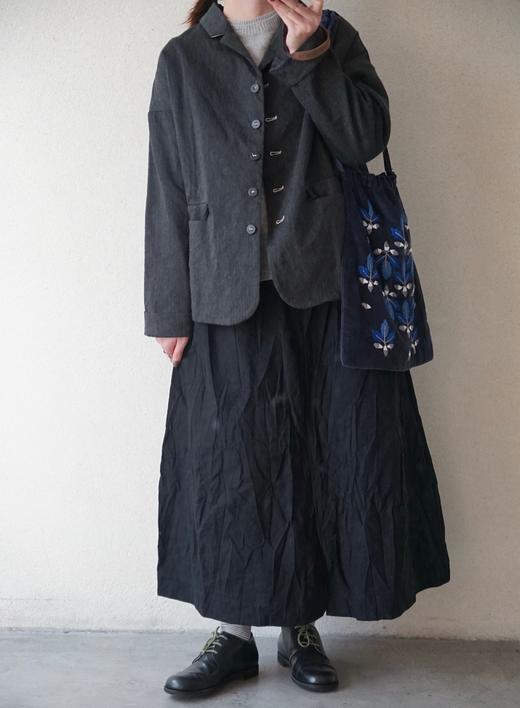 ALBUM DI FAMIGLIA 炭黑INOX质感宽松版型西装外套 商品图1