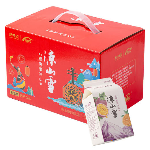 凉山雪百香果味500ml*6瓶组合装整箱整件 商品图6