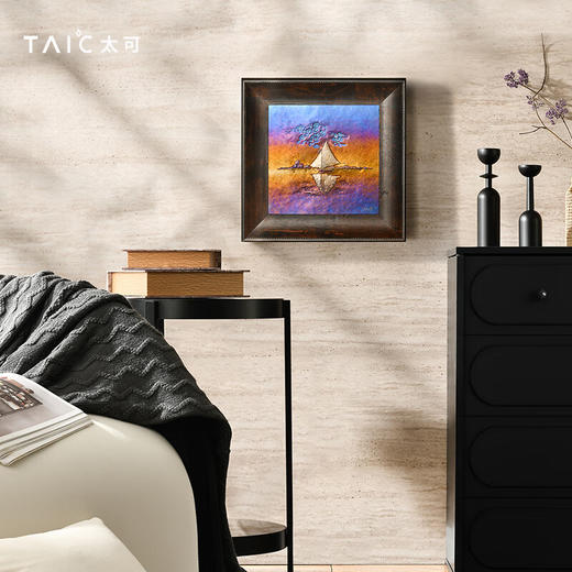 TAIC太可纯钛工艺画版画送礼新年礼物 独钓寒江雪 商品图7