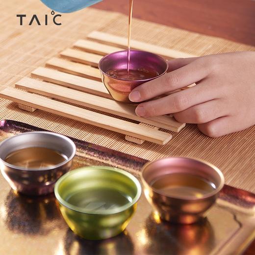 TAIC 太可钛度纯钛功夫茶杯泡茶玲珑杯茶具便携办公快客杯品茶杯50ml 商品图7