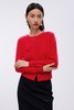 朗姿针织开衫大红色LCJK00KCD716R41 商品缩略图6