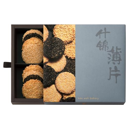 【什锦薄片礼盒】奇华饼家扁桃仁黑芝麻薄片什锦饼干礼盒中国香港进口饼干节日送礼 商品图4