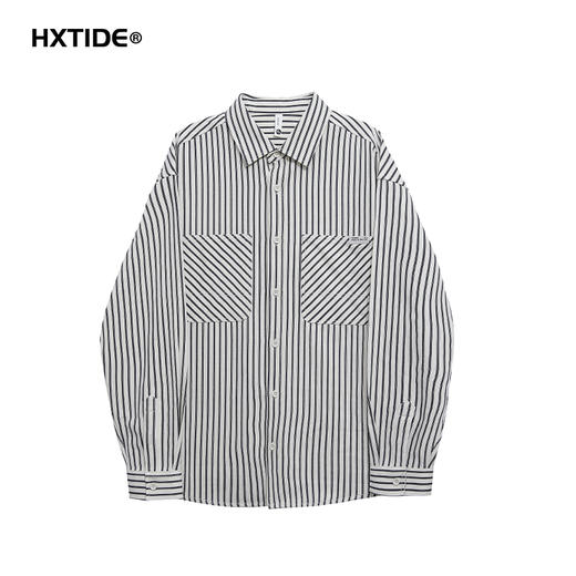 【新品上新】HX 春季翻领长袖衬衫S103511084101 商品图0
