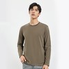 【桑蚕丝混纺】罗蒙春秋经典基础款圆领T恤男长袖t恤男时尚男士t恤长袖秋衣男 商品缩略图3