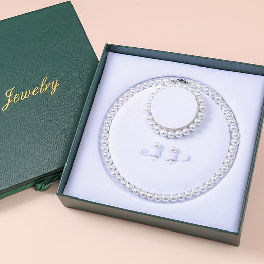 春节不打烊 正常发货 贝珠三件套生日送礼节日创意礼品项链手链耳钉礼盒时尚伴手礼 商品图3