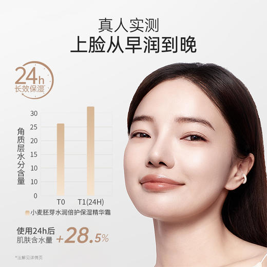 袋鼠妈妈 小麦胚芽水润倍护保湿精华霜50g 大干皮补水必入！多效锁水 24H高保湿 舒缓干燥脆弱 商品图2