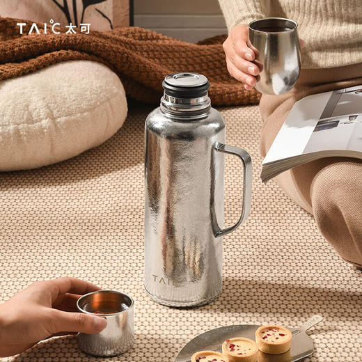 TAIC太可纯钛保温焖泡茶壶温显高档家用办公大容量养生钛壶 商品图3
