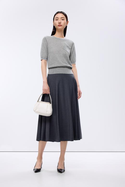 朗姿	针织套头衫银色LRJK00KPR207S01 商品图0