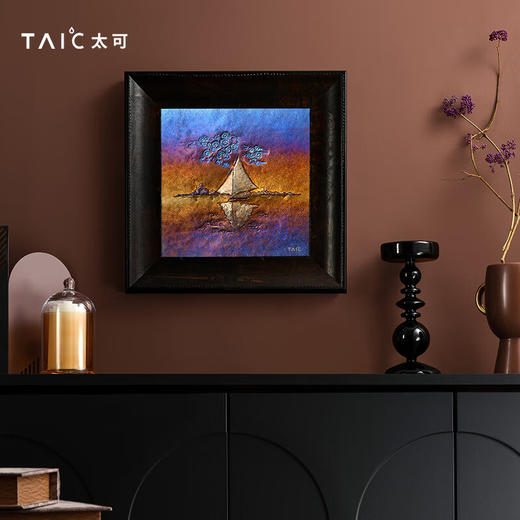 TAIC太可纯钛工艺画版画送礼新年礼物 独钓寒江雪 商品图2