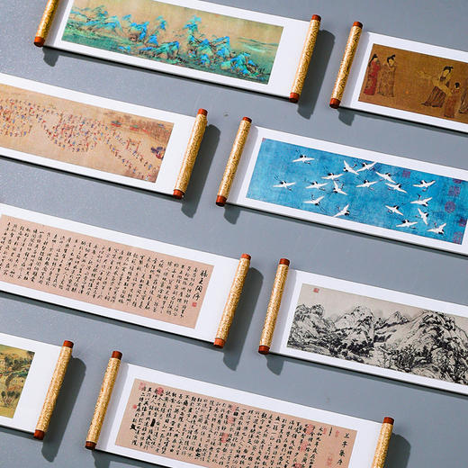 【中国卷轴书画冰箱贴】传世名画系列高档冰箱贴 清明上河图千里江山图创意纪念礼物磁力贴 商品图0