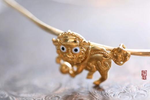手工艺的探索，黄金肌理小狮子以及项圈 商品图7