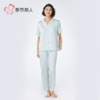 都市丽人女士梭织棉短袖套装薄人棉贡缎好睡好眠短袖类LHH1C9 商品缩略图1