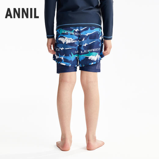 男童平角泳裤套装夏季新款安奈儿童装JB527059 商品图2
