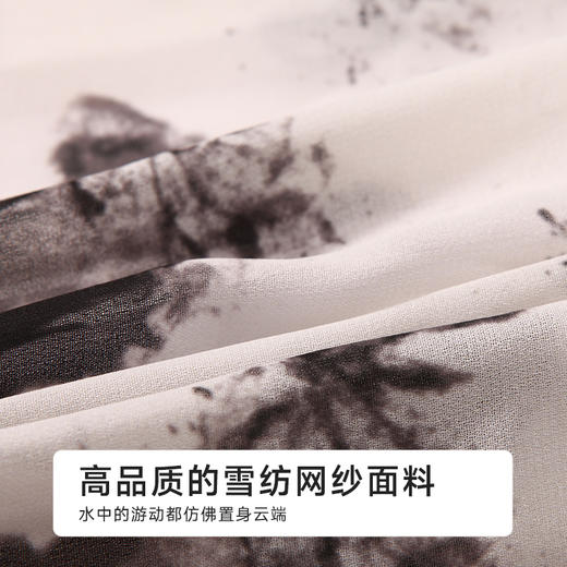 都市丽人女士连体泳衣薄雪纺滨海休闲一体式泳衣LSH1A1 商品图7
