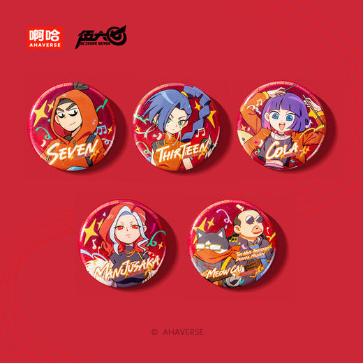 伍六七动画 官方周边 2025新春音乐系列 角色徽章 商品图0