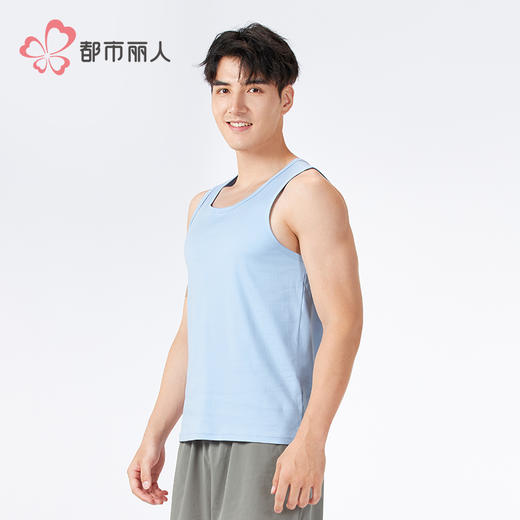 都市锋尚棉质常规背心棉基础简约无宽肩背心FVH5A3 商品图2