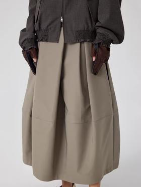 Simple Project/K2539/廓形分割花苞长裙