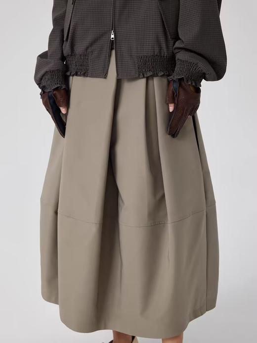 Simple Project/K2539/廓形分割花苞长裙 商品图0