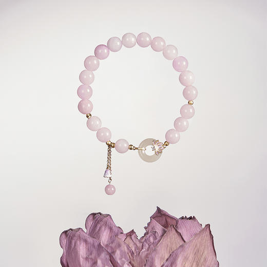 大英博物馆 东方梦境系列 荷花好运莲莲和田玉平安扣手链 和田玉平安扣项链 商品图1