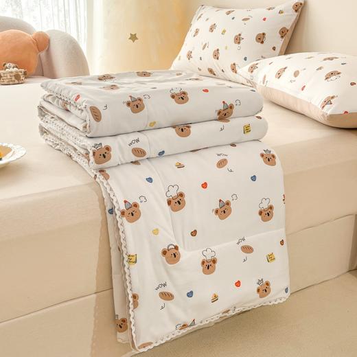 【5折伙拼】悦醒水洗超柔夏被空调被 活性印染印花夏凉被 商品图1